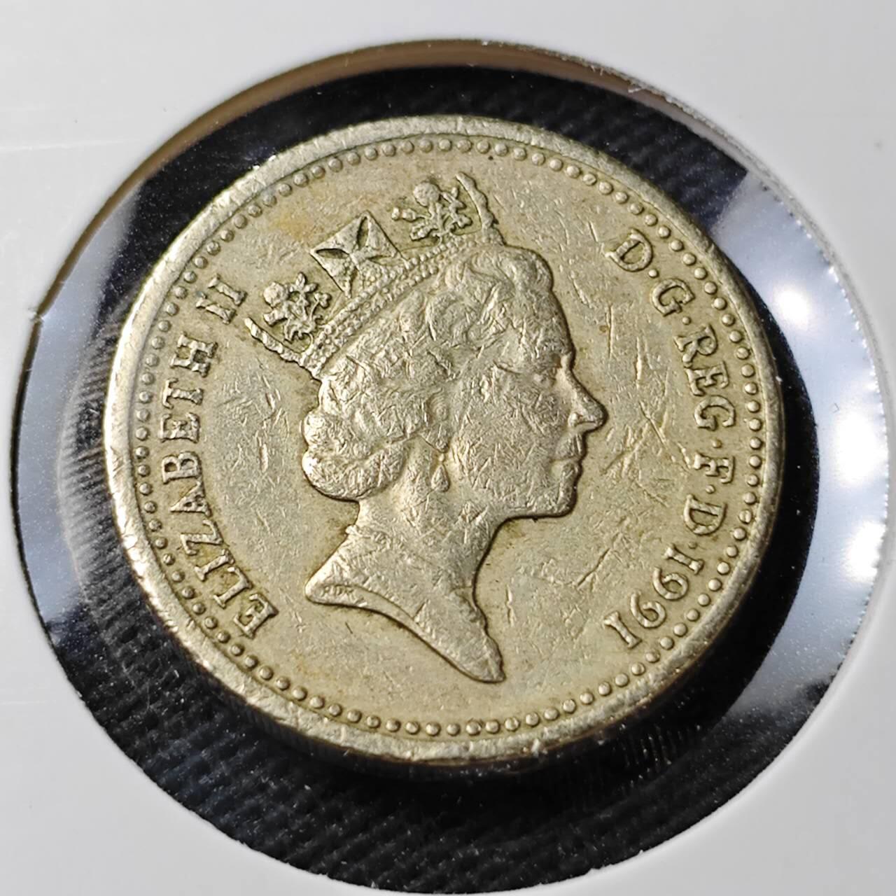 KK钱币收藏小铺  第371场  2月预留时间 周末发货  英国1镑