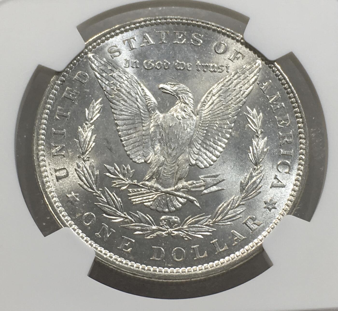 世界钱币专场拍卖 每周二开拍 NGCMS62美国1888年摩根女神一美元银币