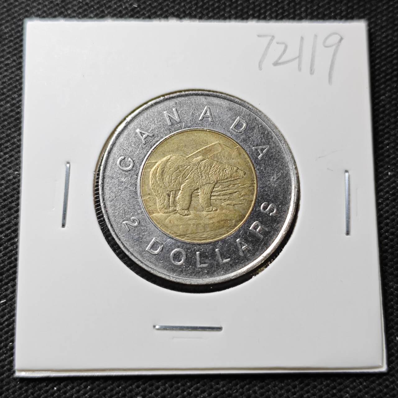 KK钱币收藏小铺  第372场  2月预留时间 周末发货  加拿大2元