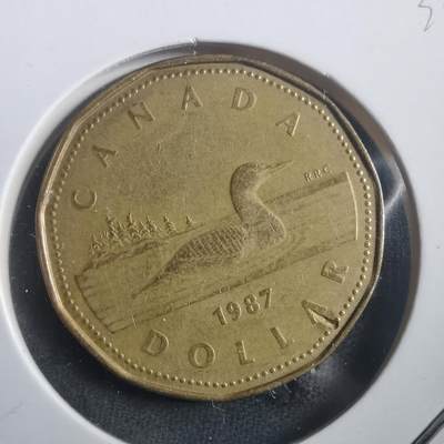 沼泽如烟--第904场 - 加拿大1987年一元