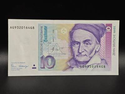 【淘币小摊】限时拍第八百拍  纸币场  满百包邮可预留两周  周一统一发货  - 德国1989年10马克