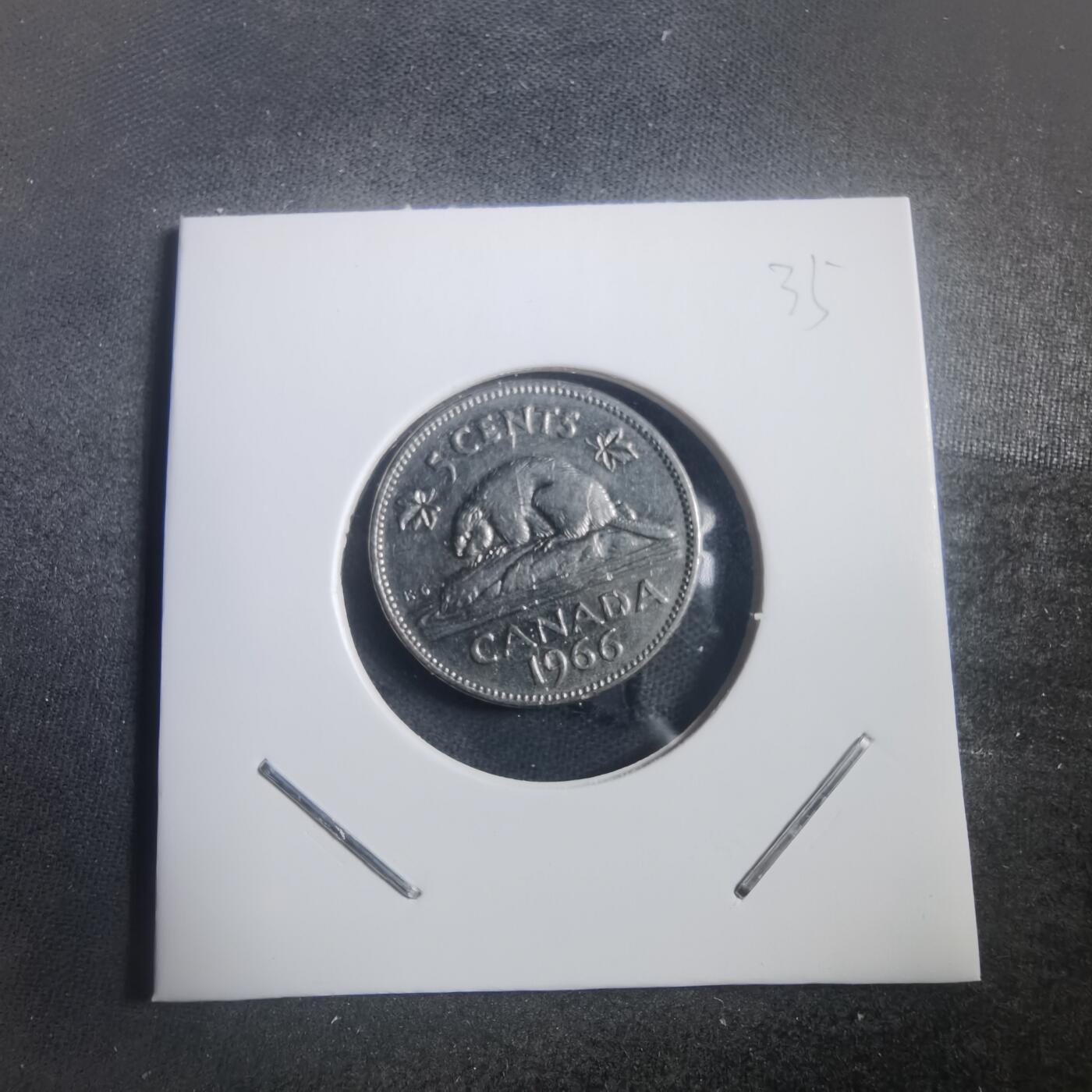 沼泽如烟--第904场 加拿大1966年五分