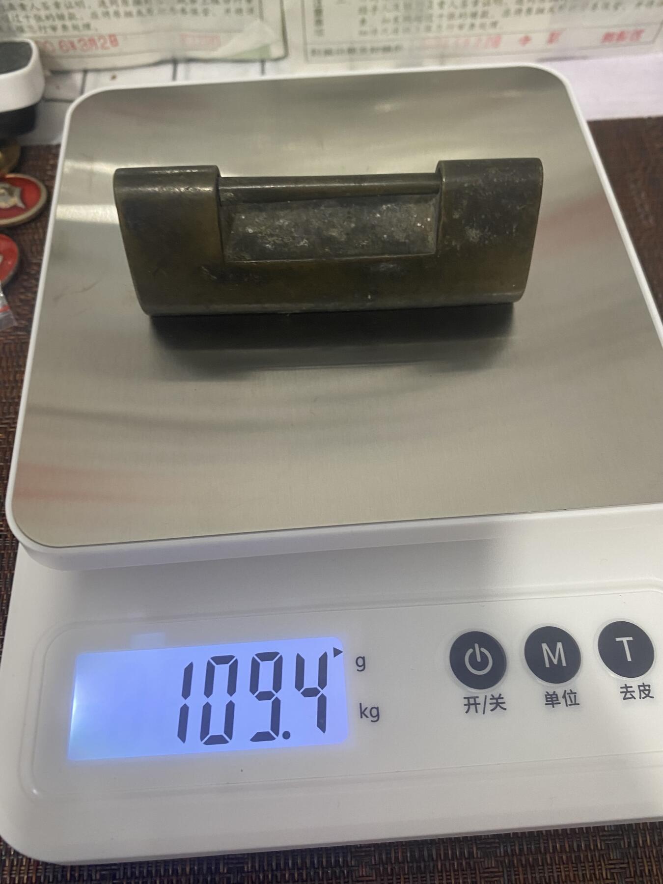 江南站杂件场 铜锁无钥匙