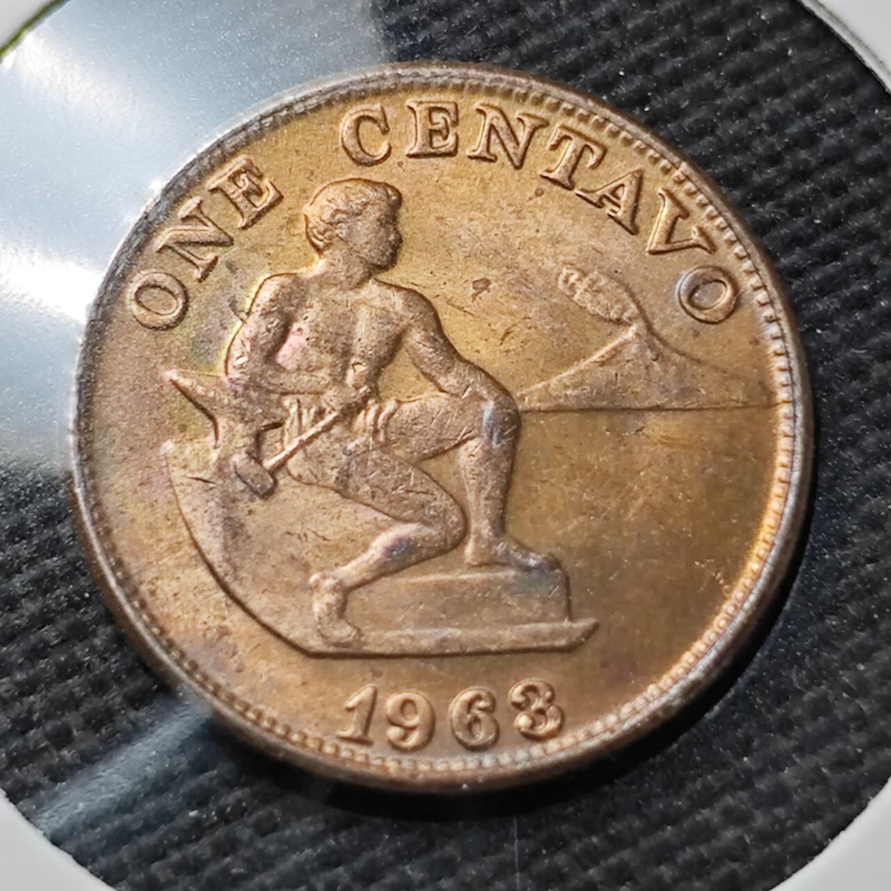 KK钱币收藏小铺  第371场  2月预留时间 周末发货  菲律宾1分铜币 好品