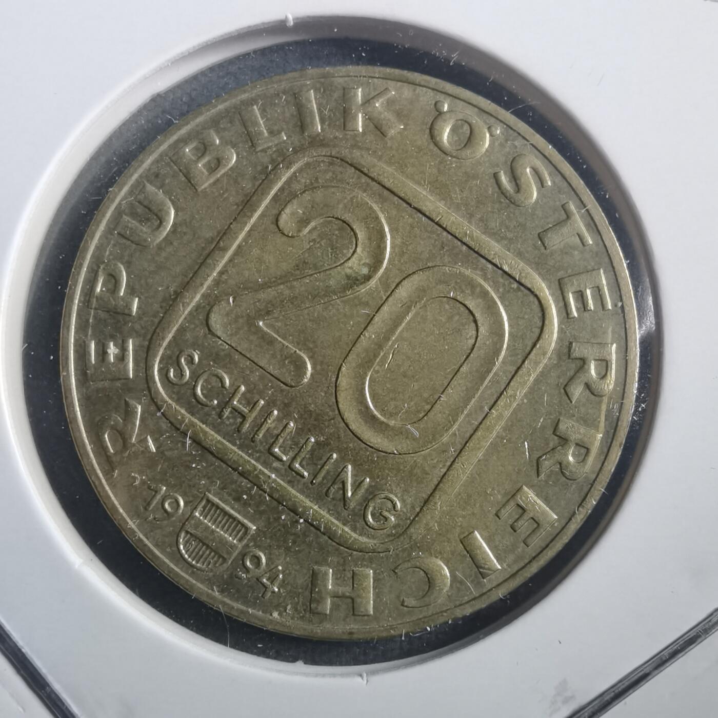 沼泽如烟--第904场 奥地利1994年20先令纪念币