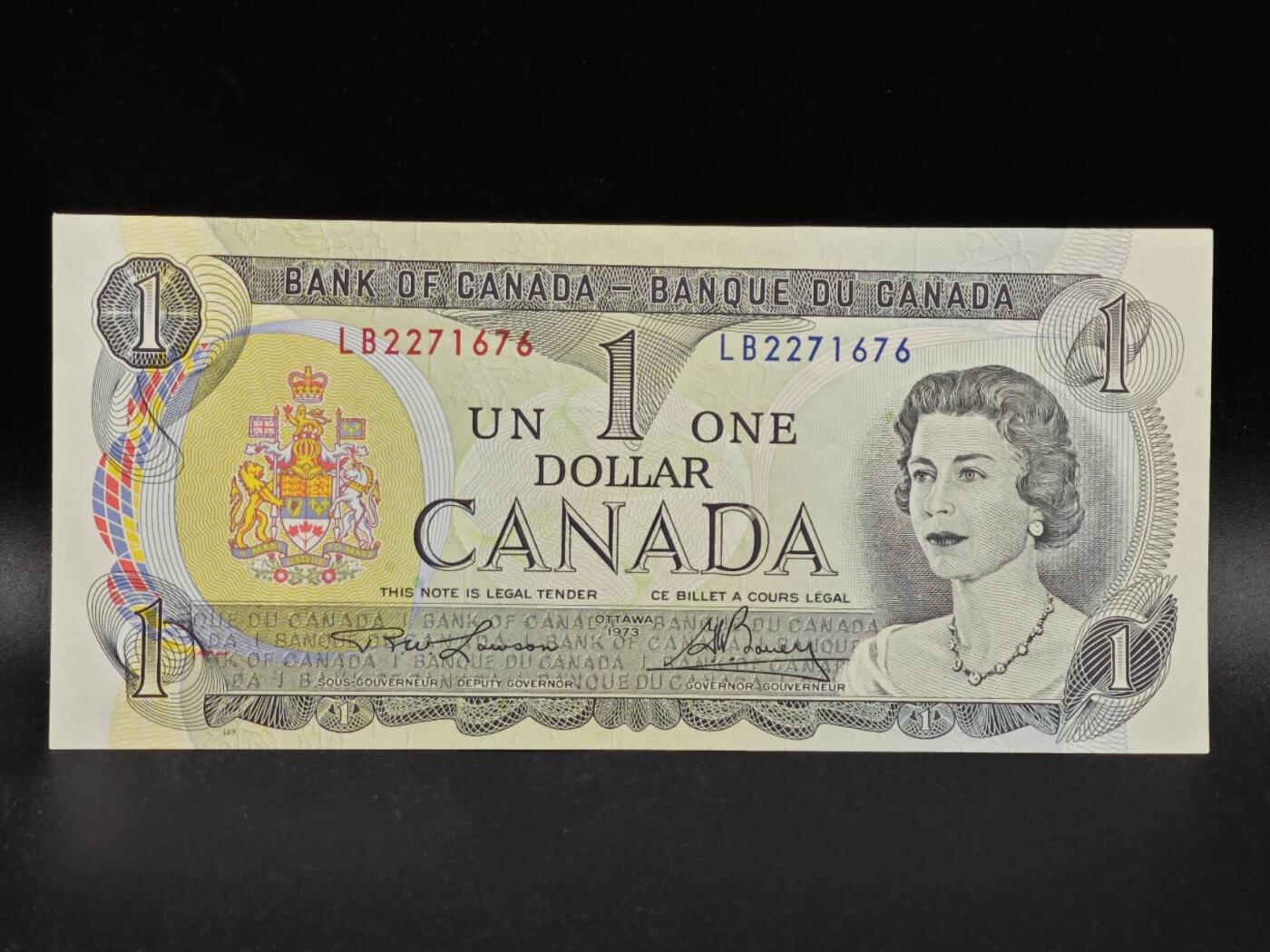 【淘币小摊】限时拍第八百拍  纸币场  满百包邮可预留两周  周一统一发货  加拿大1973年1元