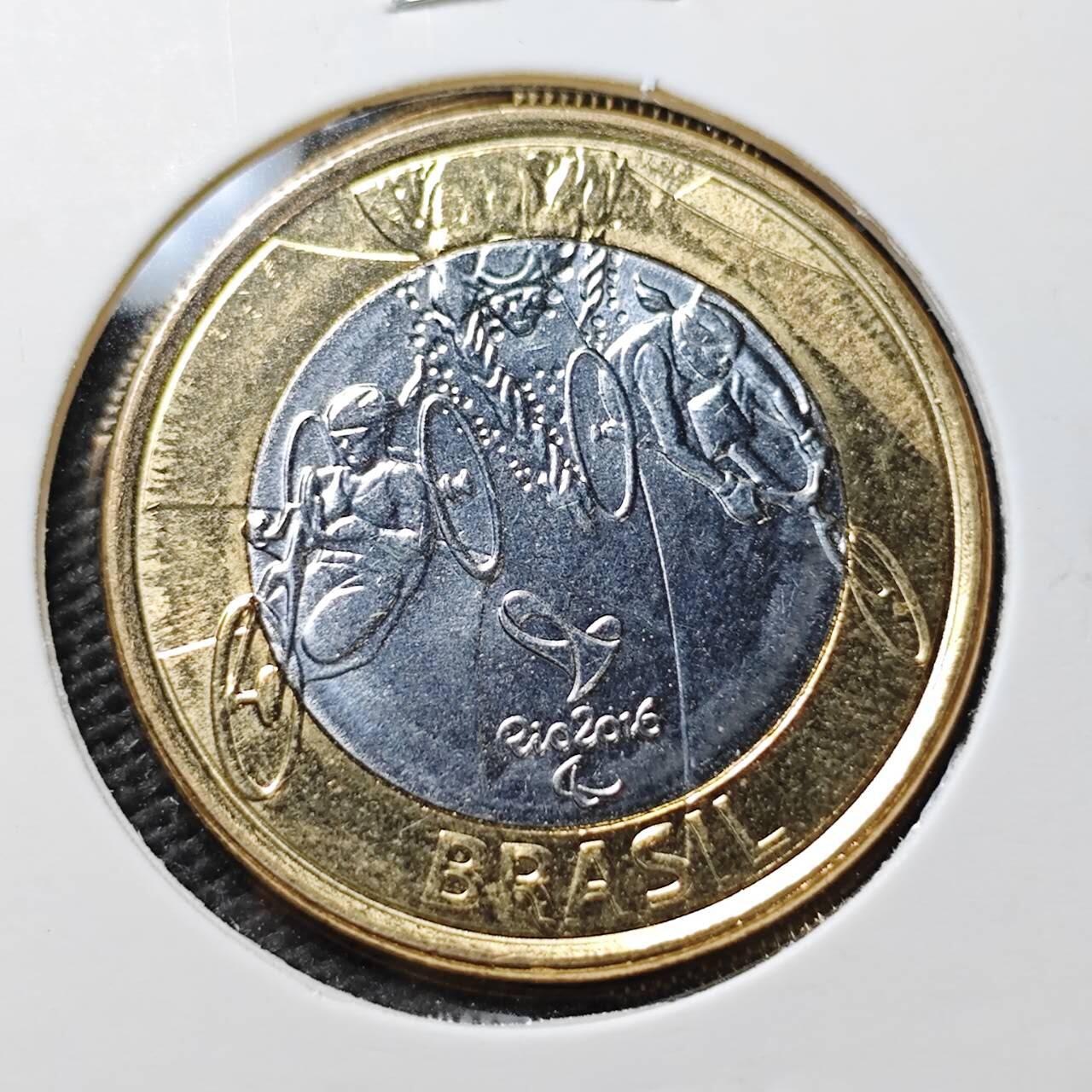 KK钱币收藏小铺  第372场  2月预留时间 周末发货  巴西1瑞尔双色币纪念币