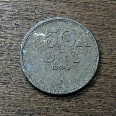 【铜匠收藏】★第132场★散币场，无佣金，30包邮。不满30元，支付5元运费。《接受代拍 代送NGC评级》 - 挪威 1942年 10欧尔 锌币