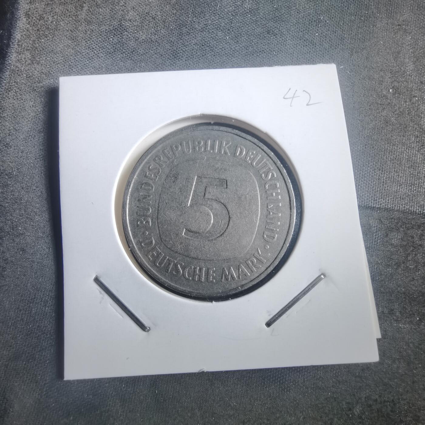 沼泽如烟--第904场 德国1975年5马克