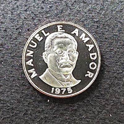 【全场包邮】纯粹捡漏拍478场（免费代拍第15场） - 巴拿马1975年10分精制币-独立英雄首任总统努埃尔·阿马多尔·格雷罗