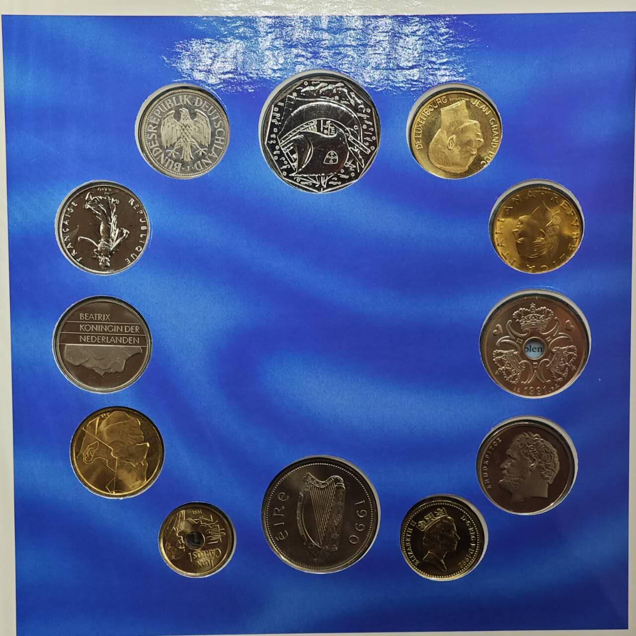 【淘币小摊】实时拍第七百九十九拍   银币套币场   满百包邮可预留二周 每周一统一发货   欧元区12国硬币