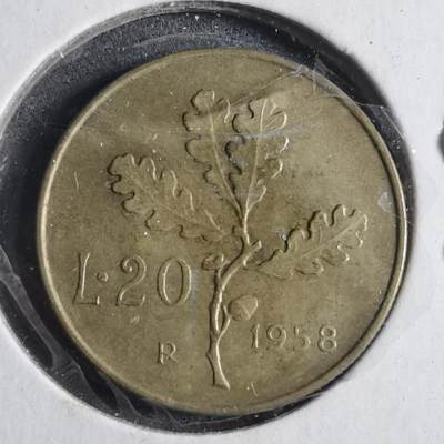 沼泽如烟--第906场 - 意大利1958年20里拉