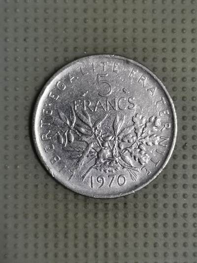 2025年第119场各国散币拍卖（总第119场） - 法国1970年5法郎