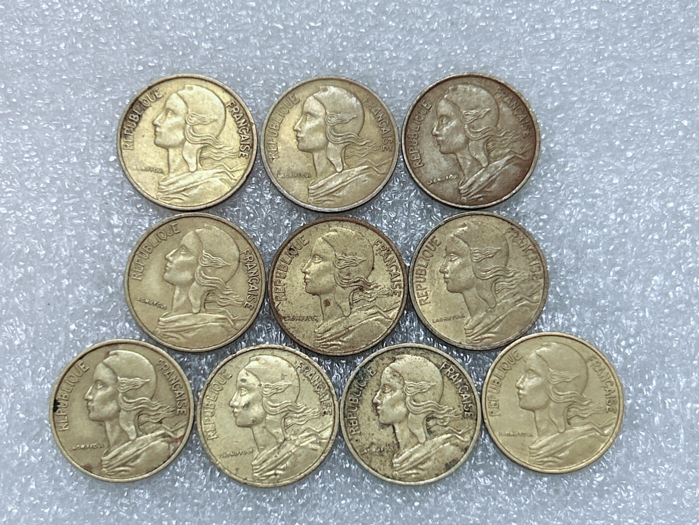 第一海外回流一元起拍收藏 散集专场  第268期 法国10分 10枚