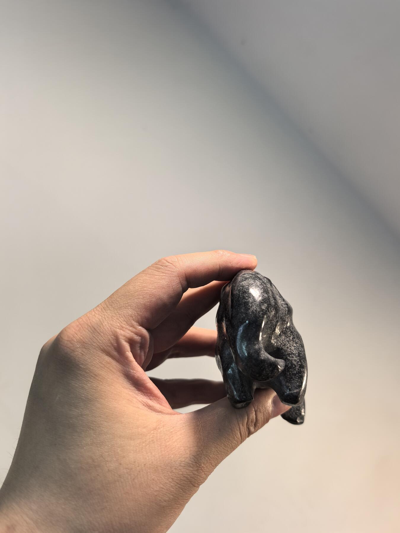 兰馨堂瓷器专场 石雕象摆件