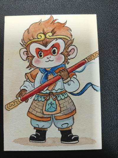 天玑星卡拍第140期《11.20周四截拍》持续收拍收评中 满赠卡需备注 - 【手绘卡】小火柴 孙悟空 手绘卡