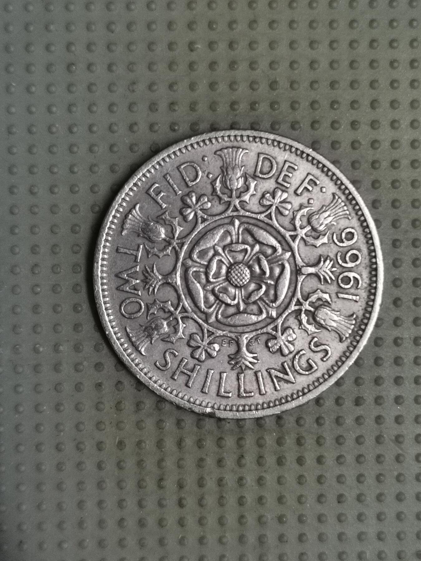 2025年第119场各国散币拍卖（总第119场） 英国1966年2先令