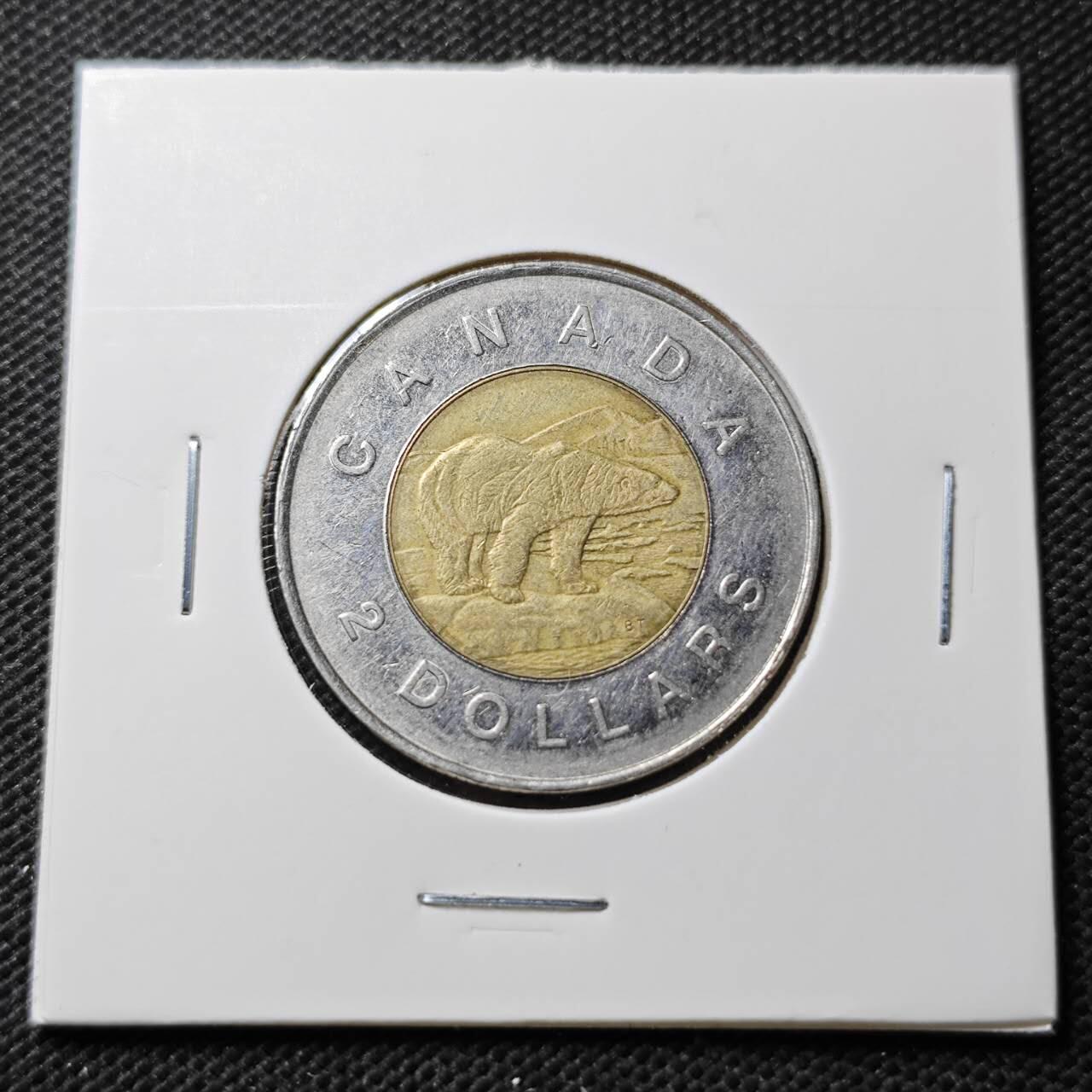 KK钱币收藏小铺  第372场  2月预留时间 周末发货  加拿大2元