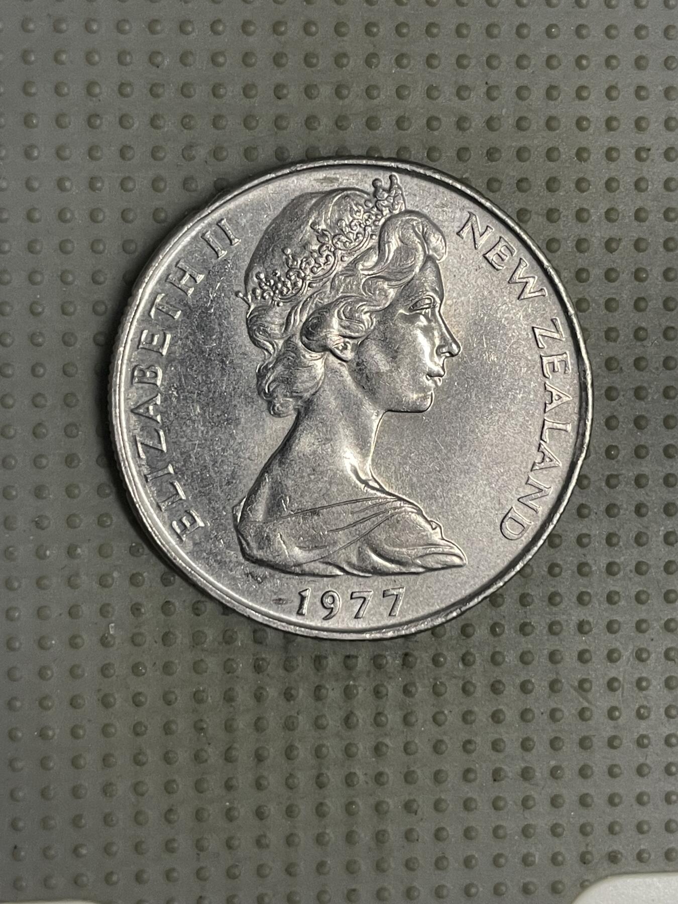 2025年第120场各国散币拍卖（总第120场） 新西兰1977年50分