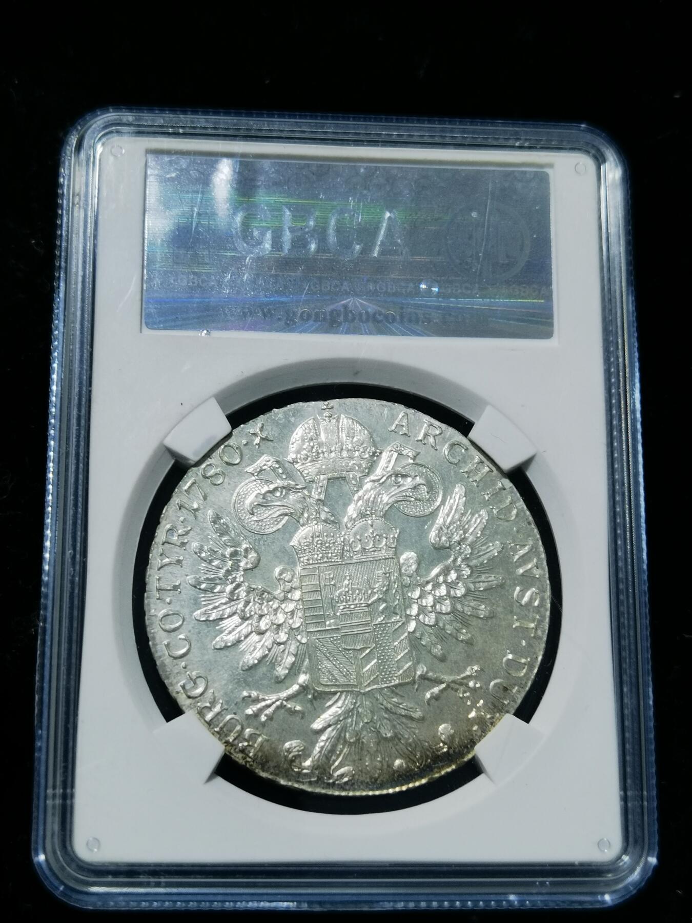 天下钱庄专场欢迎参拍 奥匈帝国大妈妈银币，官方后铸