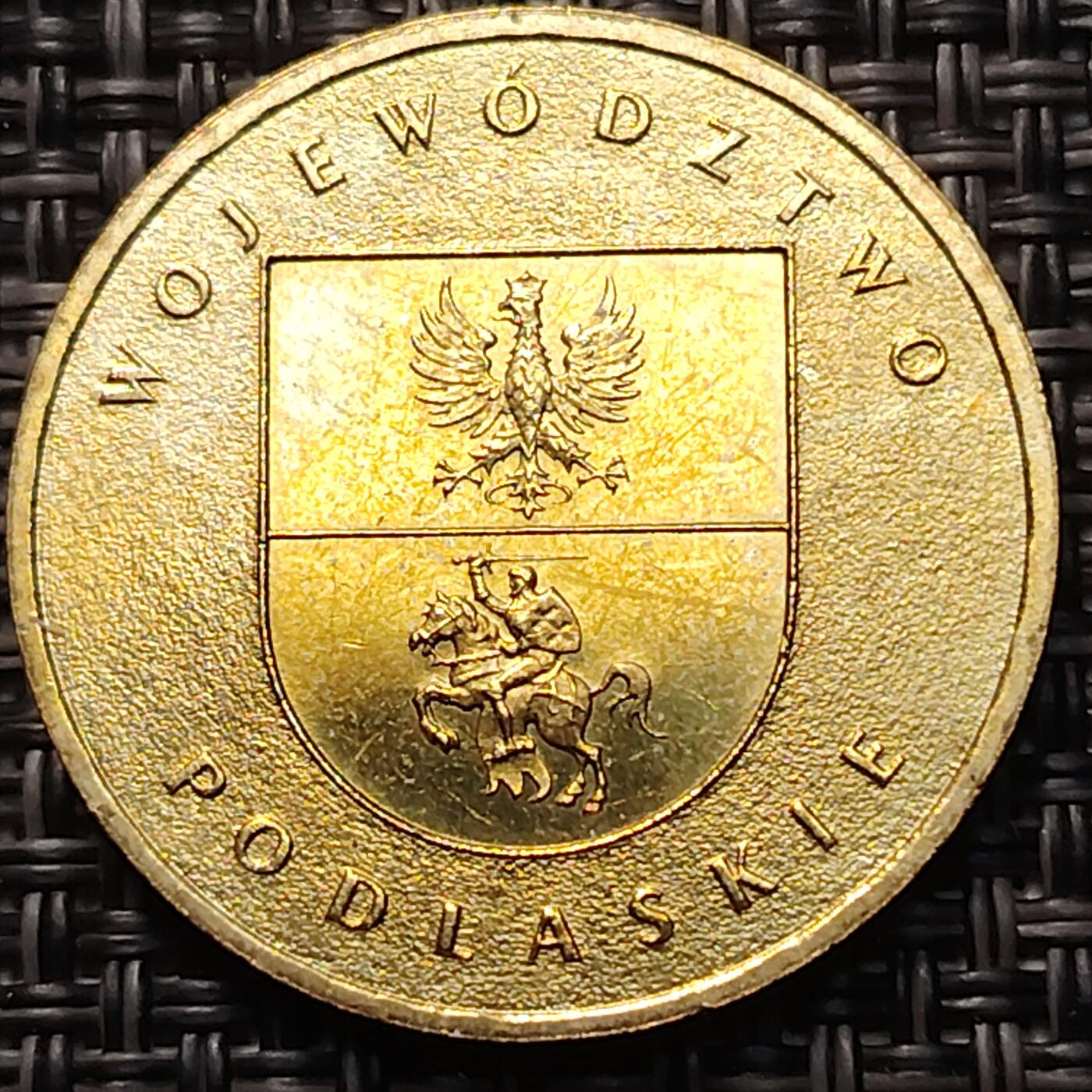 布加迪🐬～世界钱币(上海)🌾第 260 期 /  各国套币和散币 波兰🇵🇱 2004年 2兹罗提纪念币 省徽系列～波德拉谢省