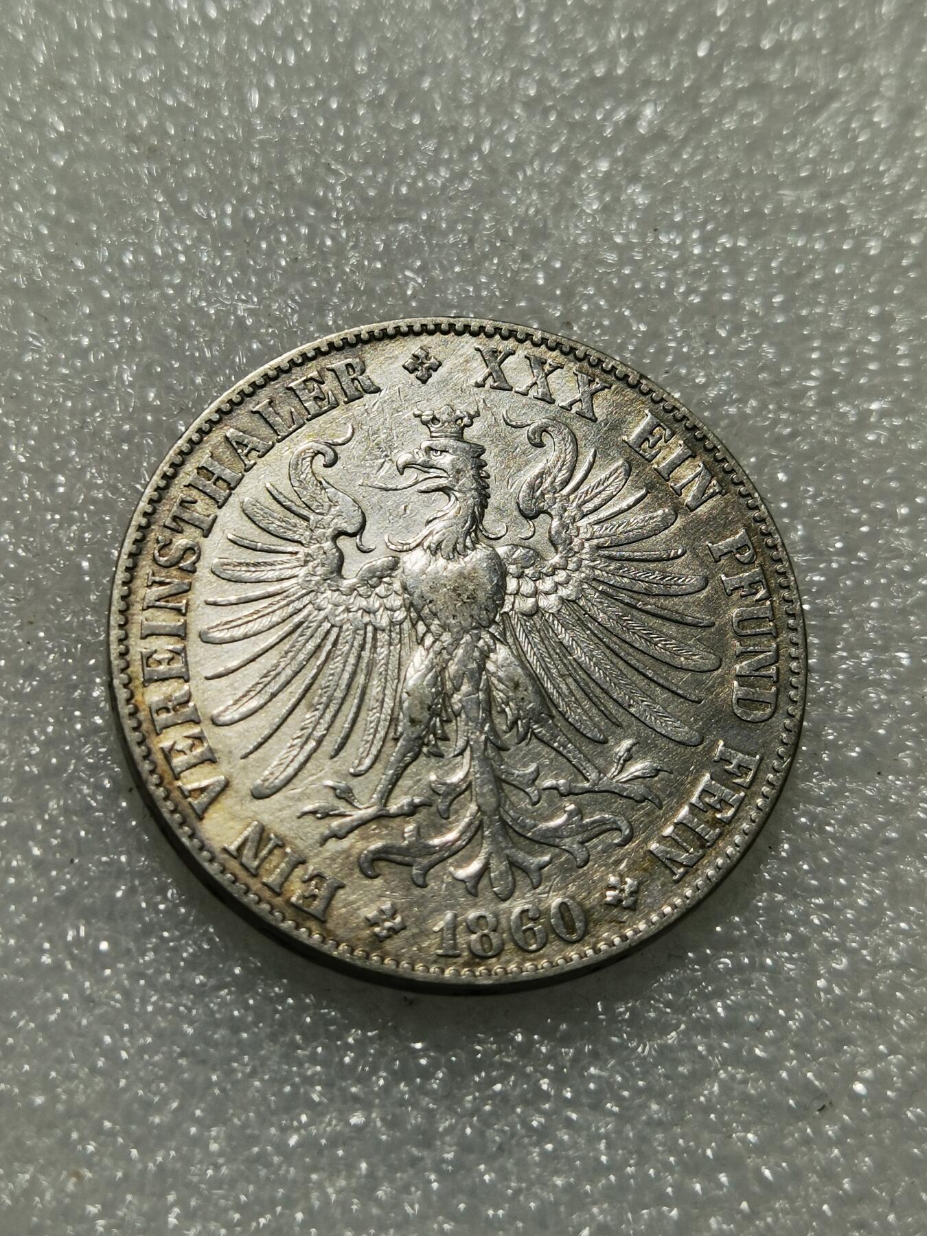 天下钱庄专场欢迎参拍 法兰克福少女1泰勒银币