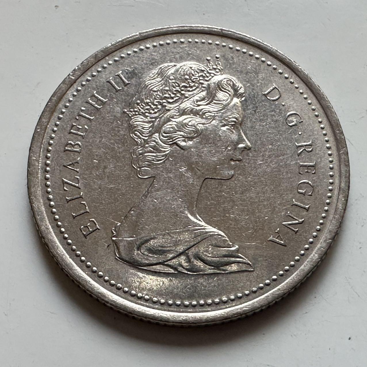 🌹外币初藏🌹🐯2025年第129场  每周二四六晚8️⃣点 接代拍 加拿大1973年25分