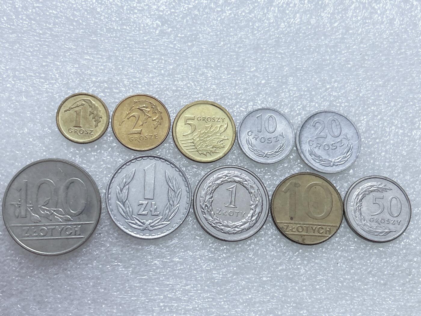 第一海外回流一元起拍收藏 散集专场  第268期 波兰硬币 10枚 带光好品