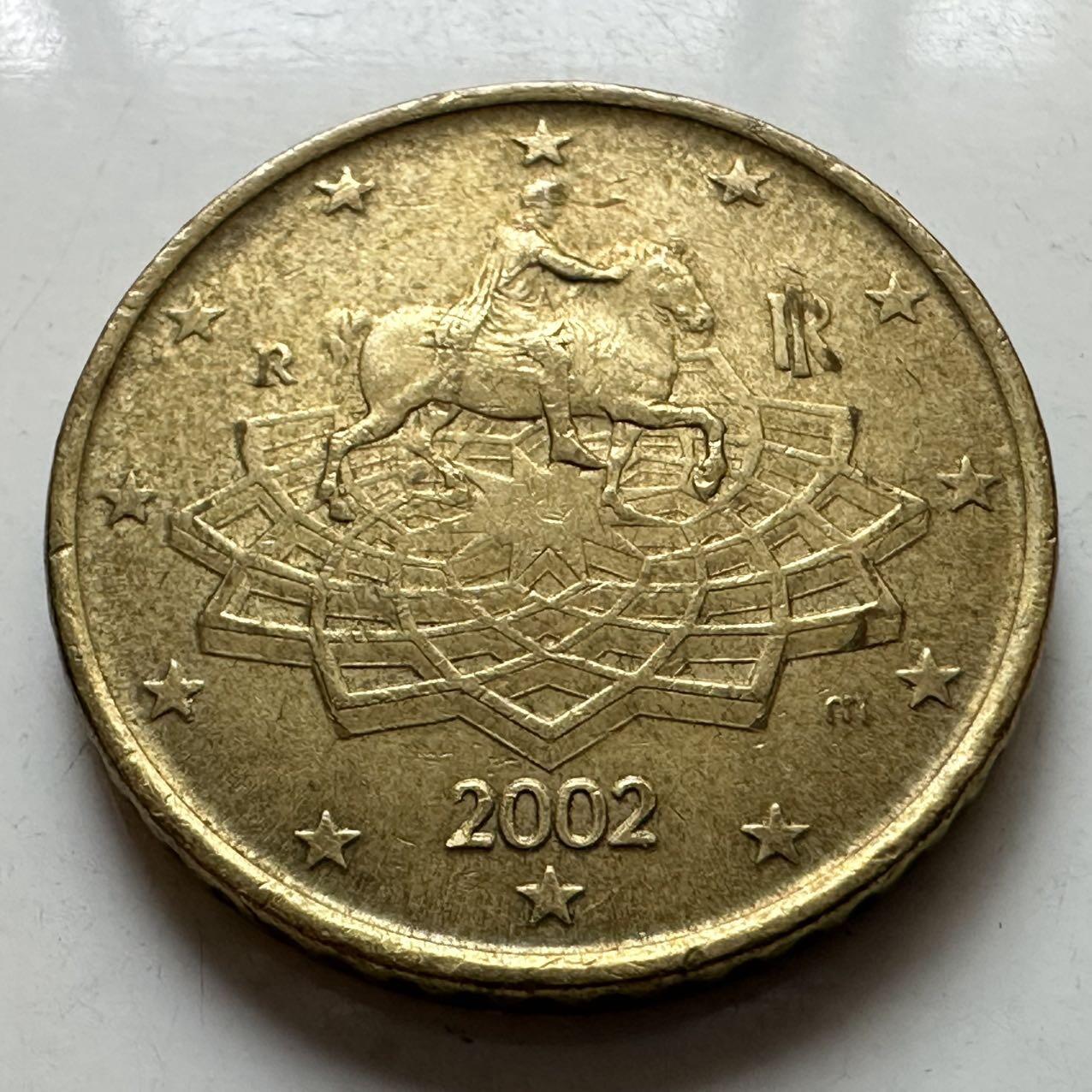 🌹外币初藏🌹🐯2025年第129场  每周二四六晚8️⃣点 接代拍 意大利2002年五十分