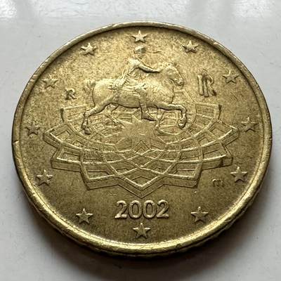 🌹外币初藏🌹🐯2025年第129场  每周二四六晚8️⃣点 接代拍 - 意大利2002年五十分