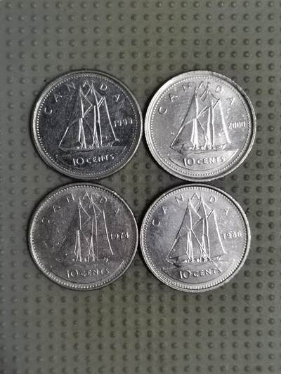 2025年第119场各国散币拍卖（总第119场） - 加拿大10分4枚
