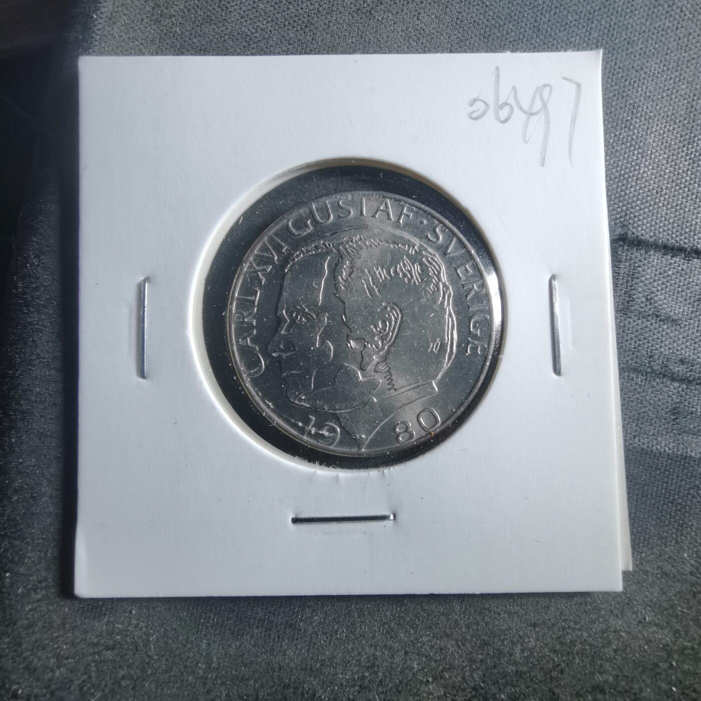 沼泽如烟--第906场 瑞典1980年1克朗