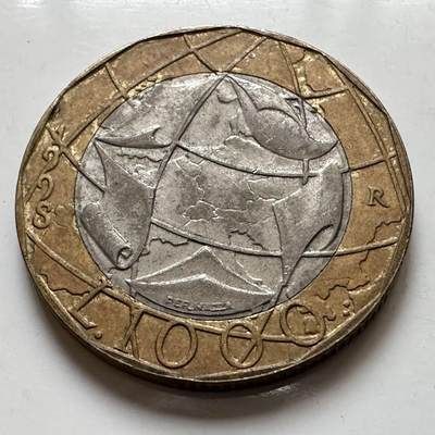 🌹外币初藏🌹🐯2025年第129场  每周二四六晚8️⃣点 接代拍 - 意大利1998年1000里拉