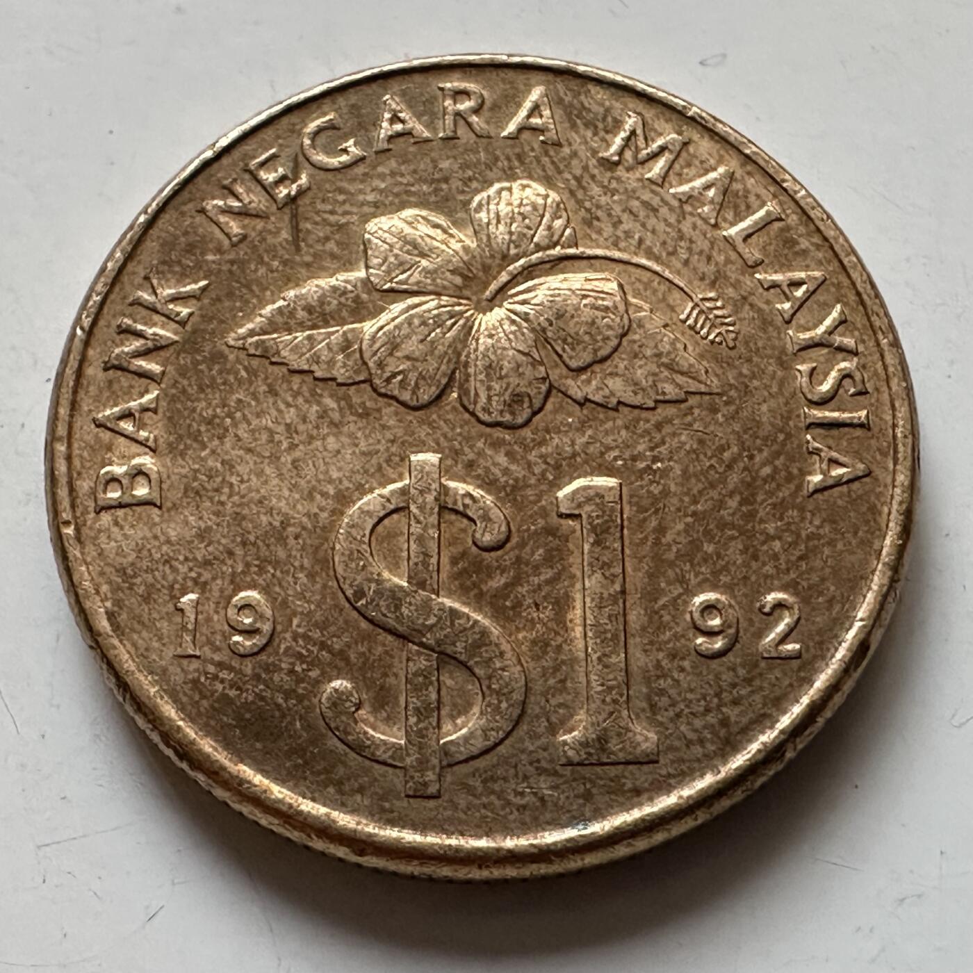 🌹外币初藏🌹🐯2025年第129场  每周二四六晚8️⃣点 接代拍 马来西亚1992年一林吉特