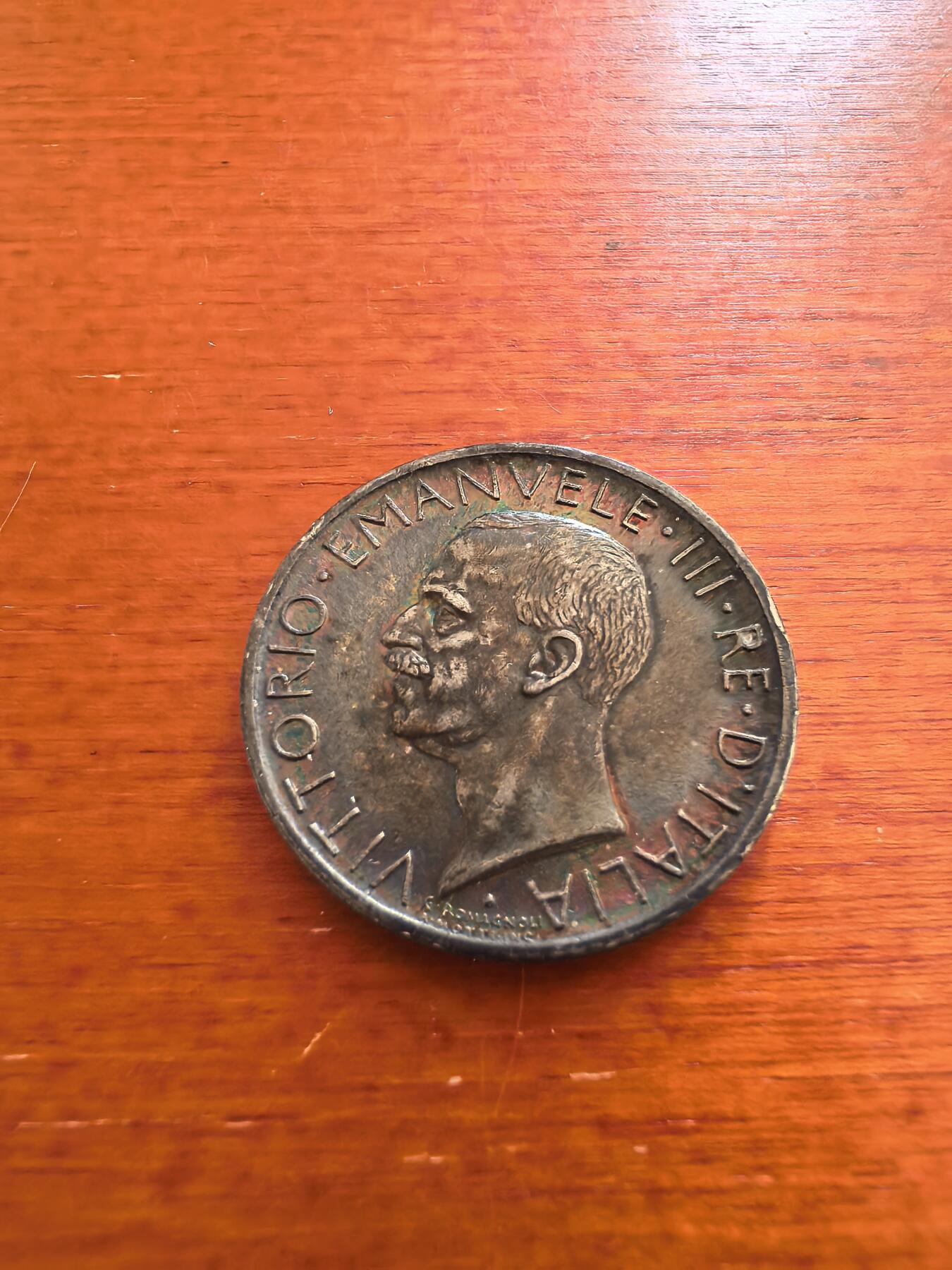 长老汇蛇年精选第七十四场拍卖 1927意大利伊曼纽尔三世5里拉银币，深彩