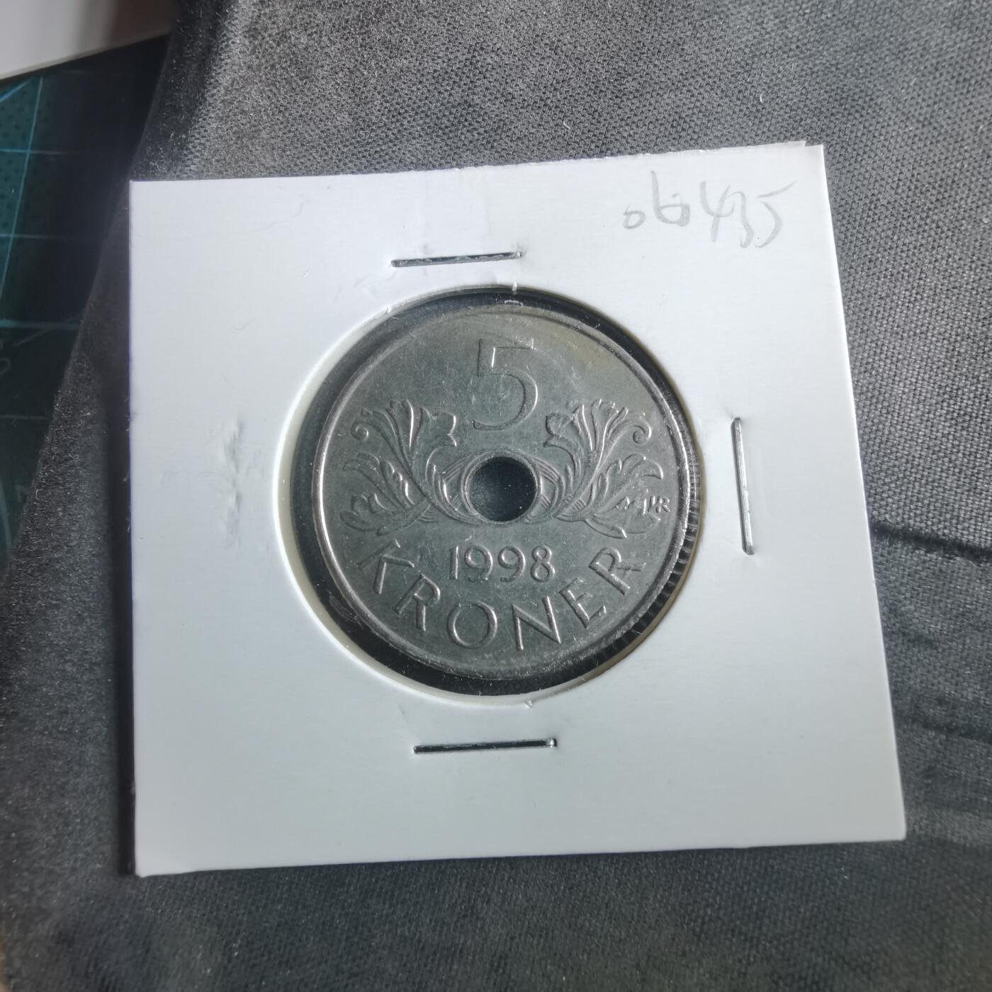 沼泽如烟--第906场 挪威1998年5克朗