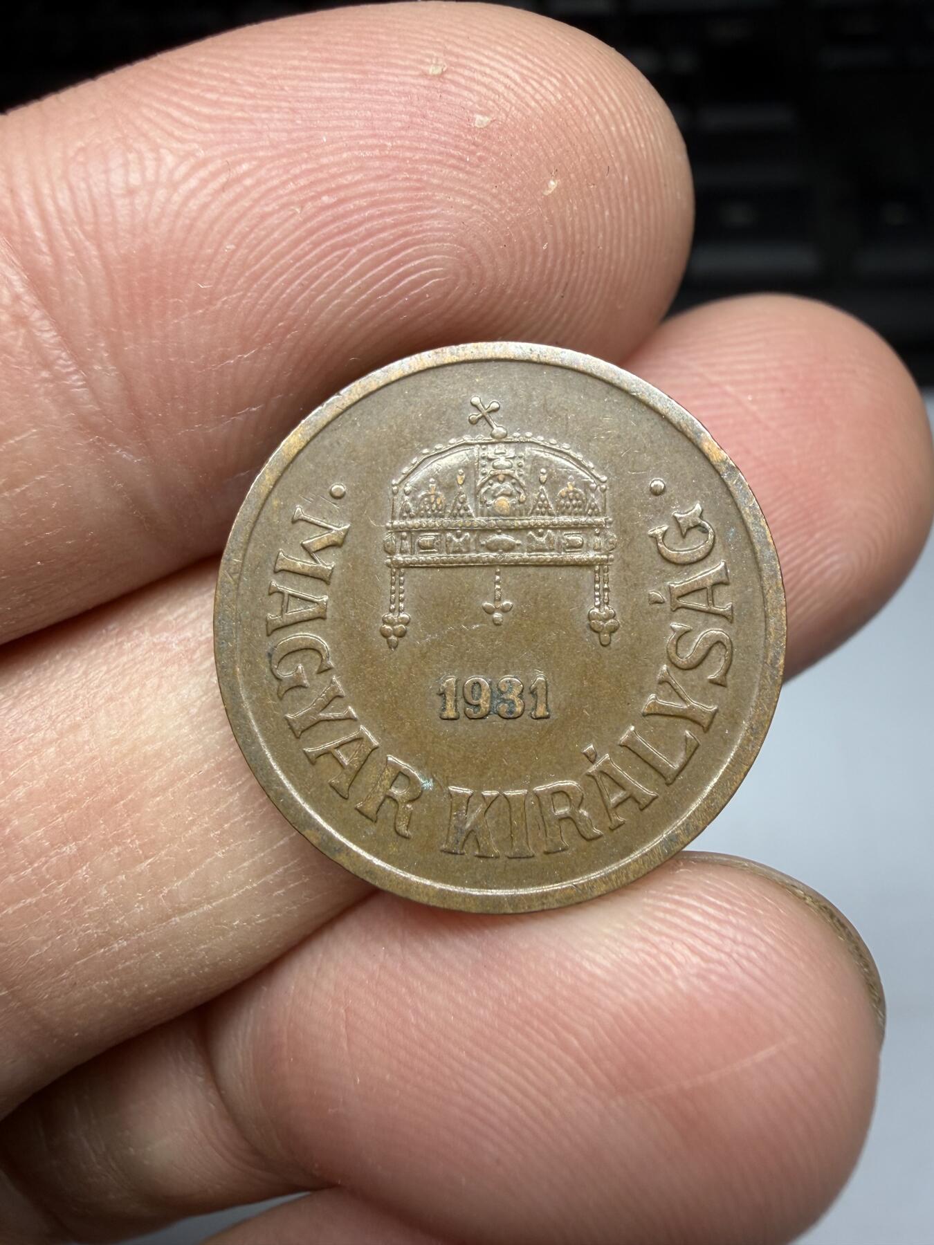 2025年集古藏今外币拍卖第十期-第7场—（总第287拍），可以寄存60天，满160元包邮。 1931年匈牙利10费勒