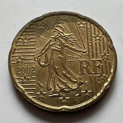 🌹外币初藏🌹🐯2025年第129场  每周二四六晚8️⃣点 接代拍 - 法国2002年20分