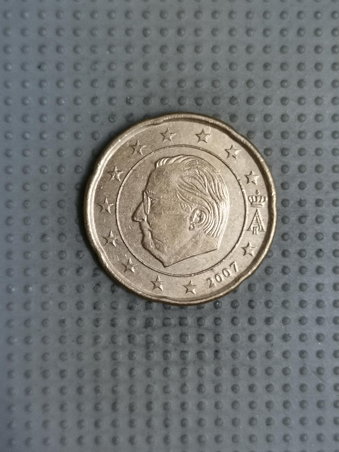 2025年第119场各国散币拍卖（总第119场） 比利时2007年20欧分