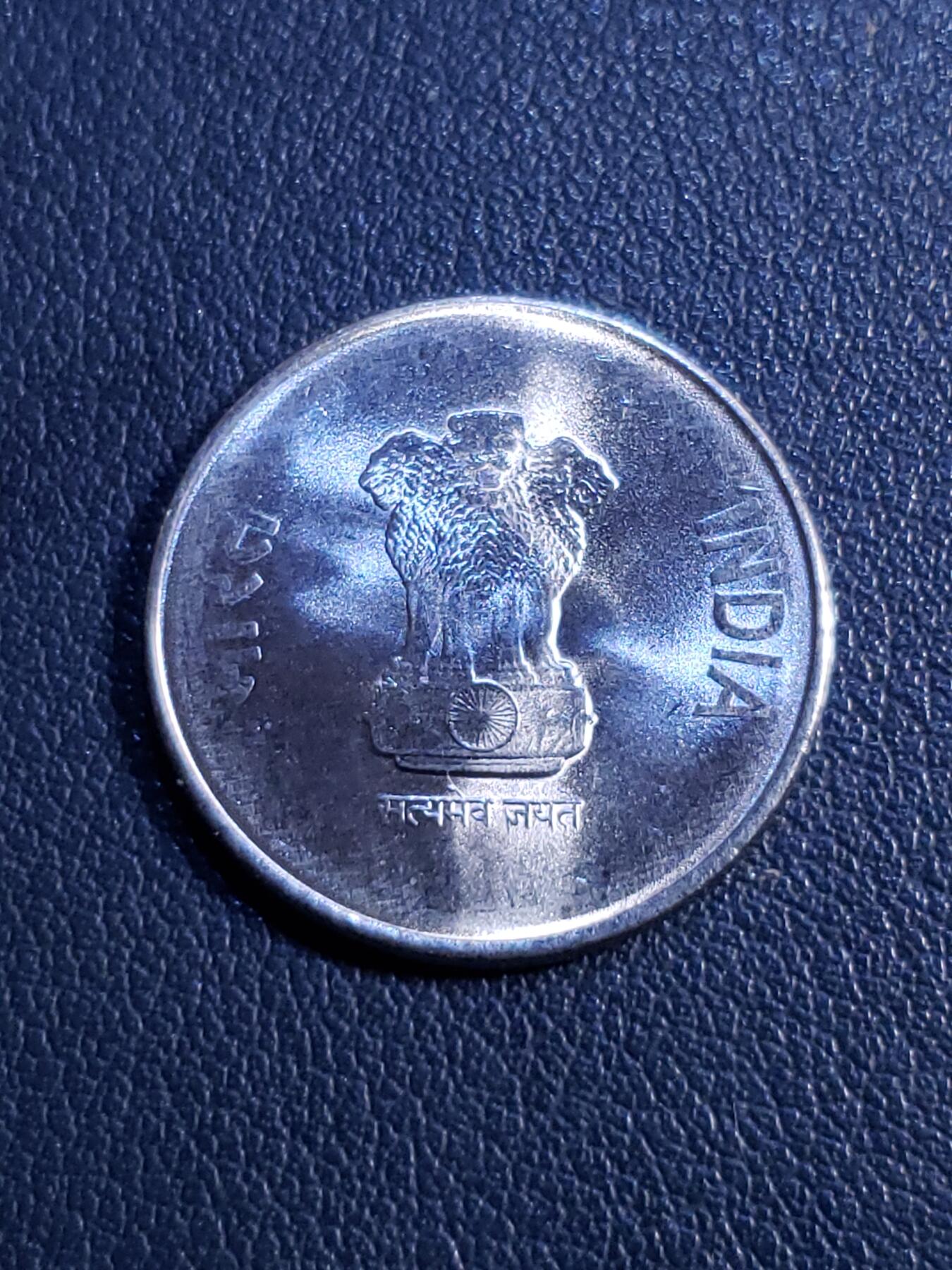 世界各国普、纪币捡漏专场(第十九场) 2023、2024年印度联邦成立75周年1-2卢比纪念币一组