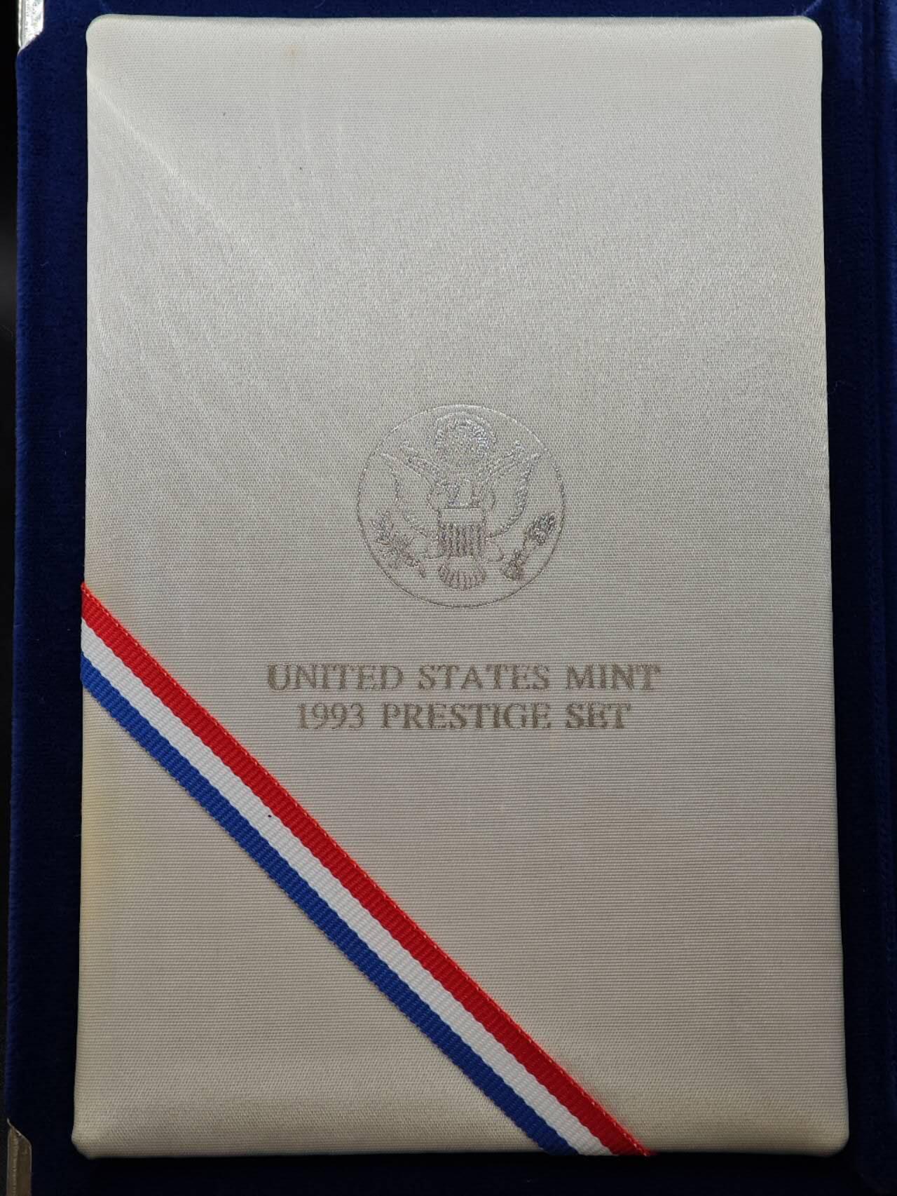 【淘币小摊】实时拍第七百九十九拍   银币套币场   满百包邮可预留二周 每周一统一发货   美国1993年精制套币含麦迪逊银币一对 银币重39.2克900银 银价407