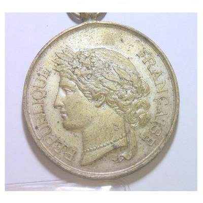 【光边】法国1900年前后 谷物女神高浮雕精制大镀银章 50MM - 【光边】法国1900年前后 谷物女神高浮雕精制大镀银章 50MM