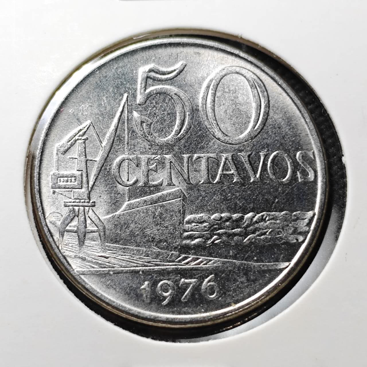 KK钱币收藏小铺  第373场  2月预留时间 周末发货  1976巴西50分