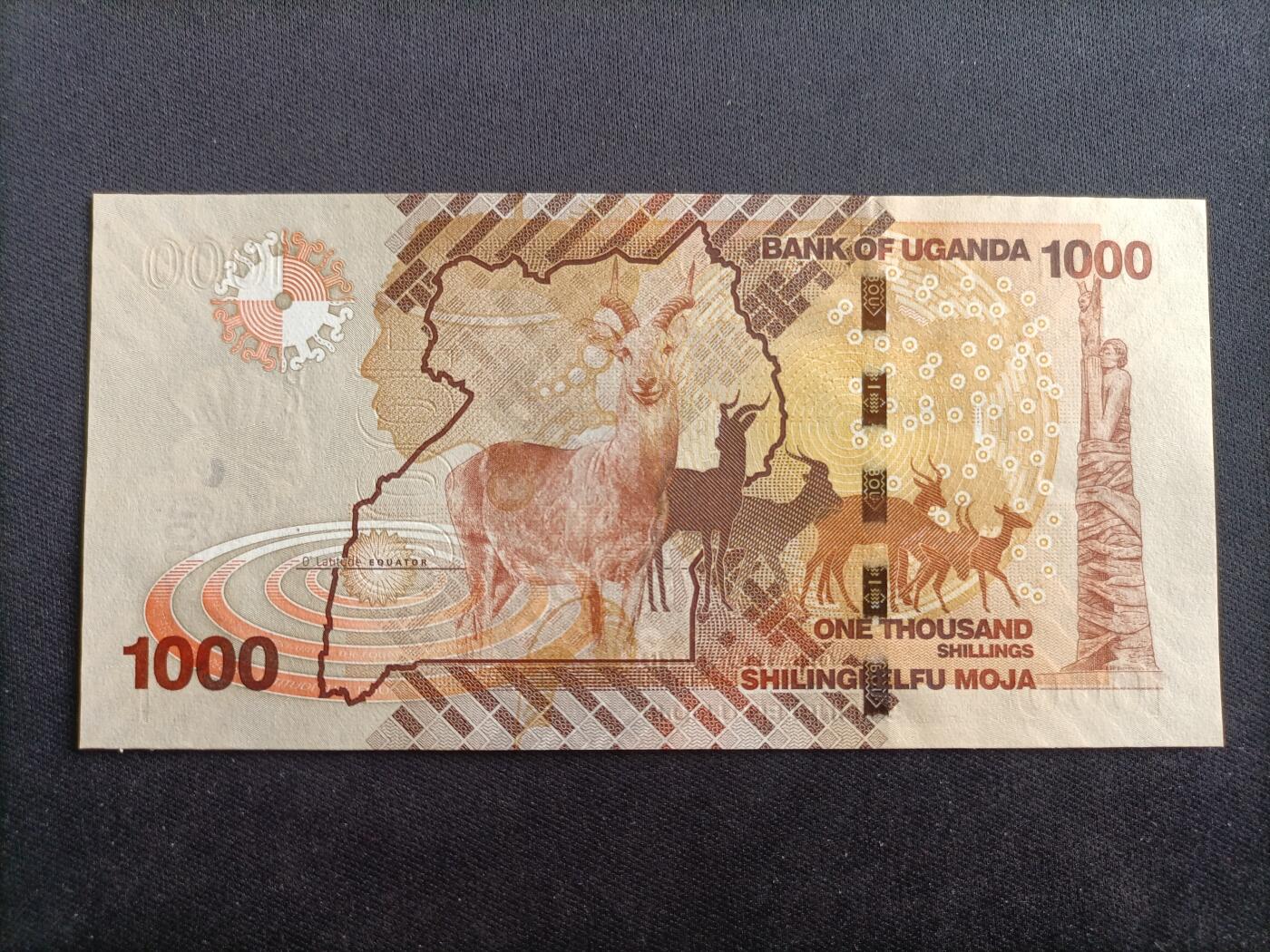 【游宝拍卖】乙巳蛇年88期 佣金1+6% 乌拉圭-1000先令 2010年 全新UNC