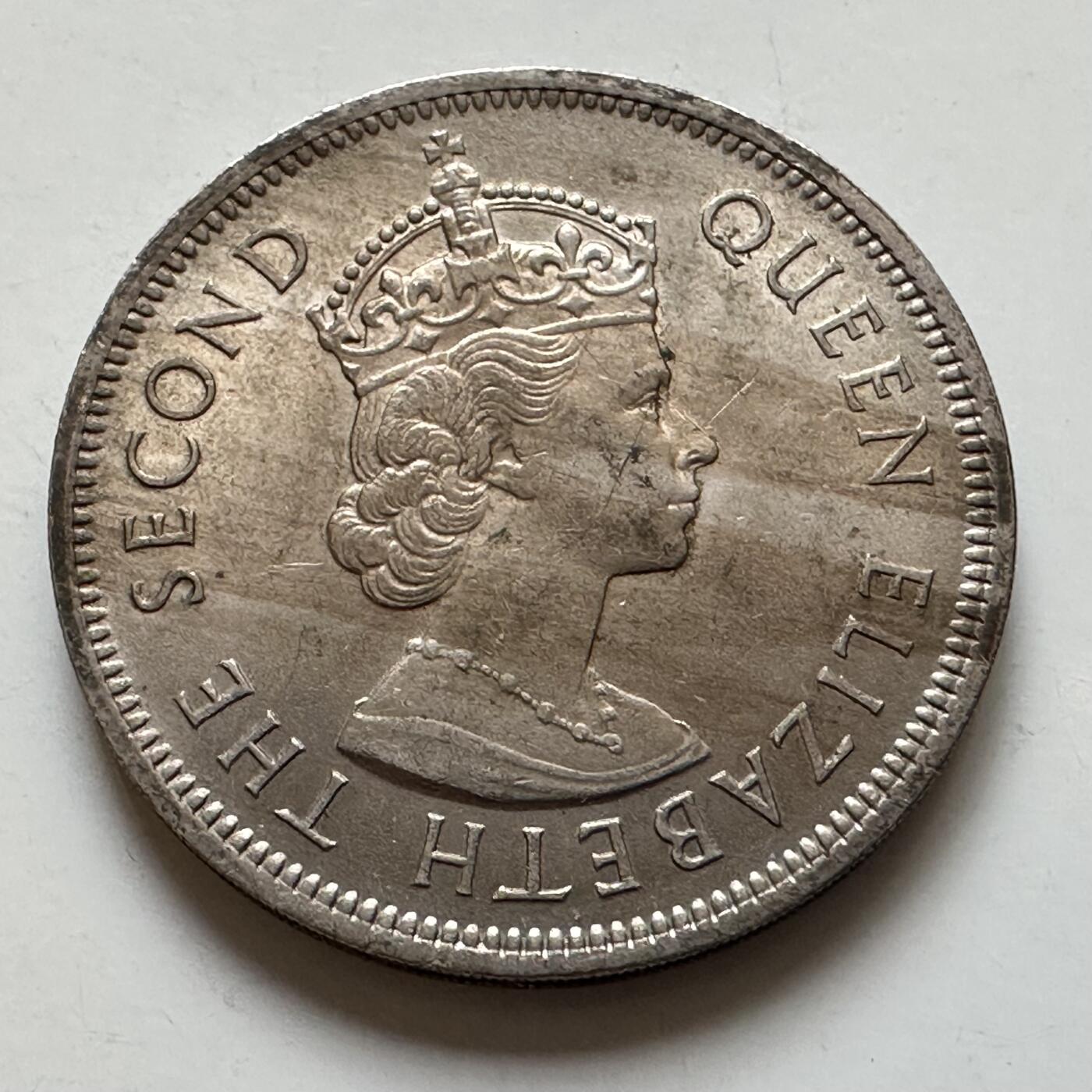 🌹外币初藏🌹🐯2025年第129场  每周二四六晚8️⃣点 接代拍 香港1960年H版大¥1