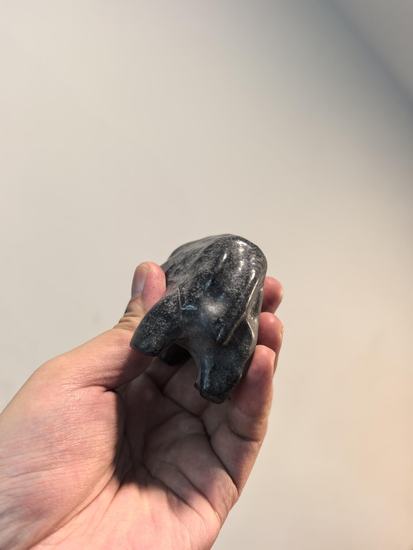 兰馨堂瓷器专场 石雕象摆件