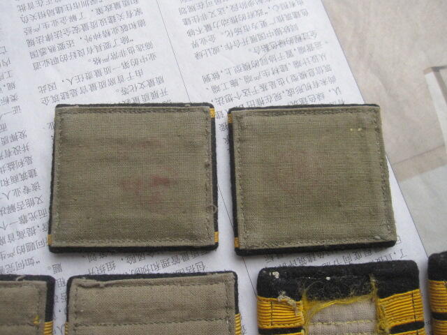 04--55水兵方块肩章3付一组（列兵、下士、中士）（2）