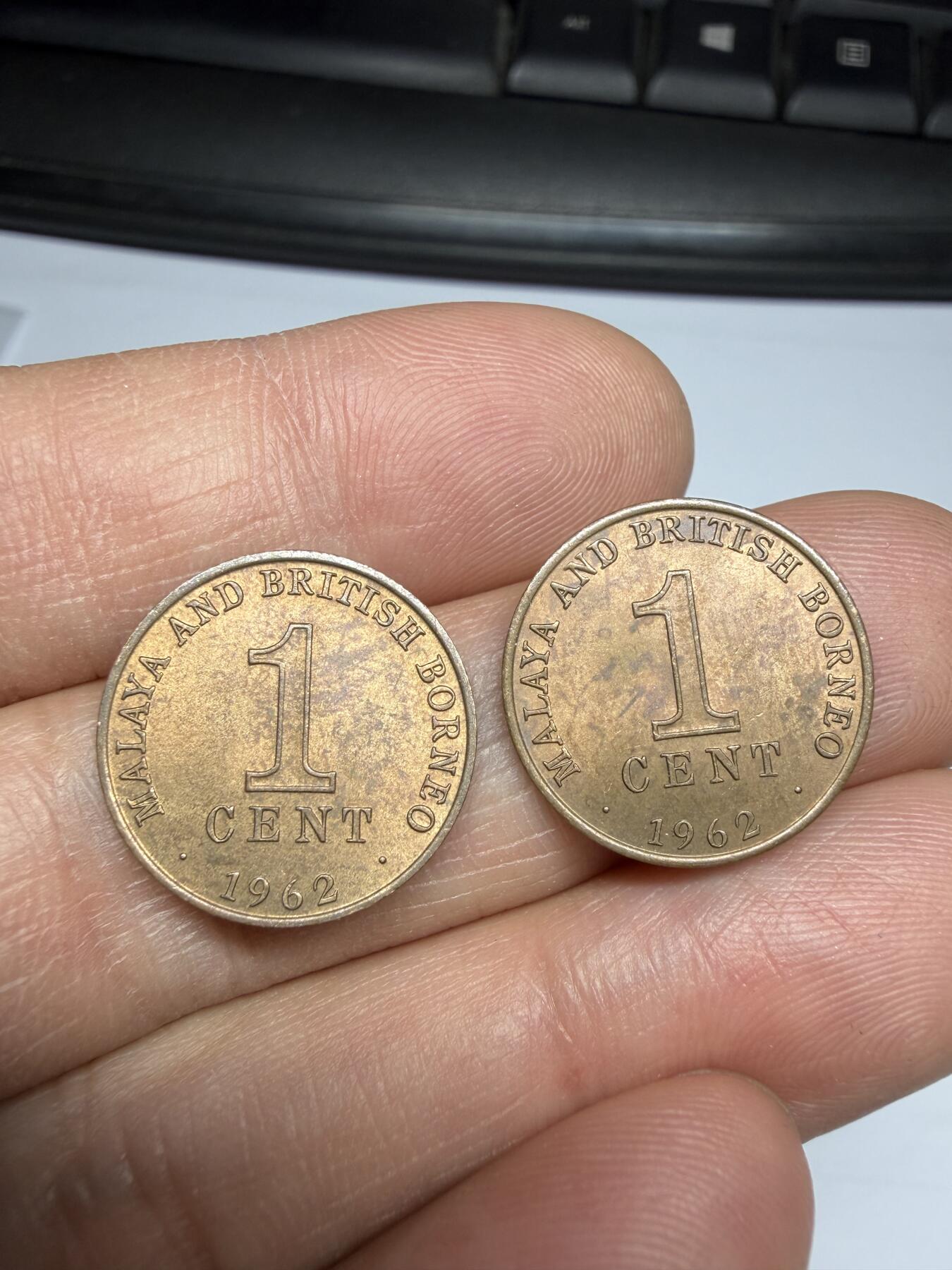 2025年集古藏今外币拍卖第十期-第7场—（总第287拍），可以寄存60天，满160元包邮。 1962年马来西亚一分2枚
