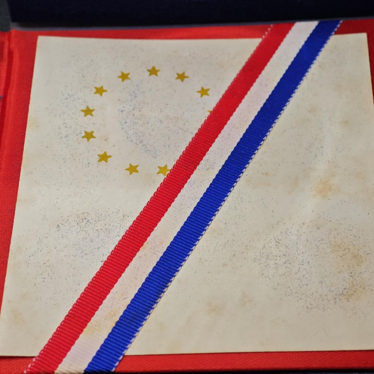 【淘币小摊】实时拍第七百九十九拍   银币套币场   满百包邮可预留二周 每周一统一发货   美国1976年建国200周年精制银币3枚套41.79克400银 银价193