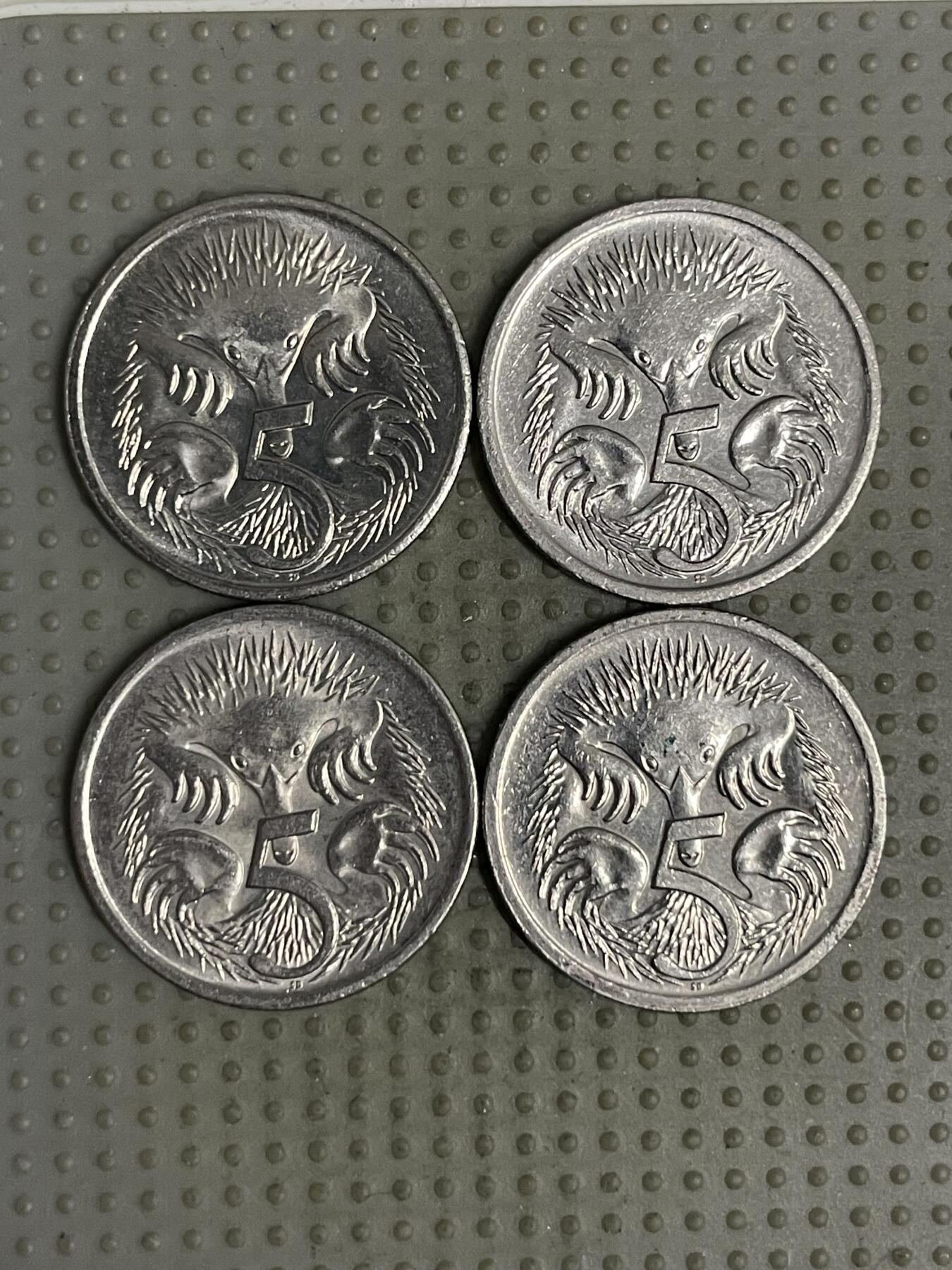 2025年第120场各国散币拍卖（总第120场） 澳大利亚5分4枚